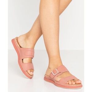 Clarks Women’s Cloudsteppers Step June Shell Coral Synthetic